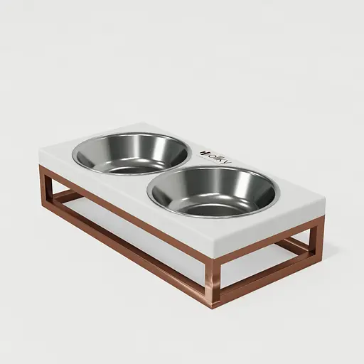 Hollky Base XS — миски на підставці для маленьких собак та котів (2 × 0,25 л) - фото 9