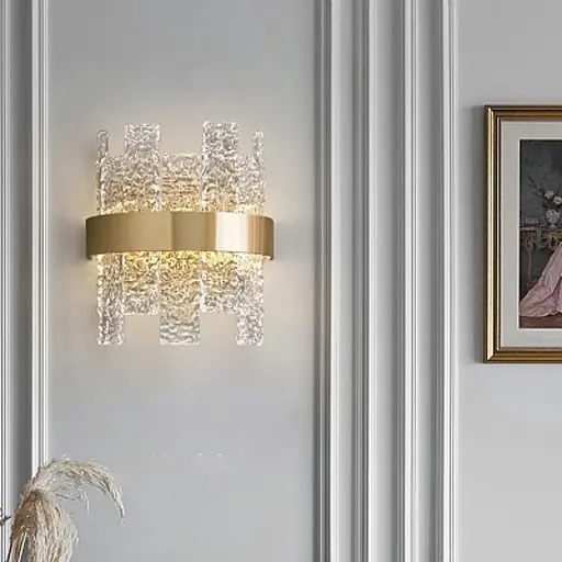 Бра дизайнерське з крижаними пластинами Line F MB 8082 - фото 1