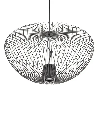 Підвісний світильник, люстра Nowodvorski 11245 Pumpkin M GU10 1x10W IP20 Темно-сірий - фото 4