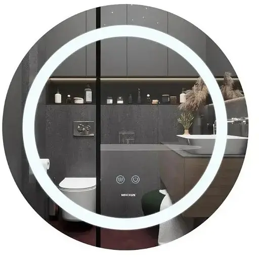 Зеркало Mixxus PLAIN MC03-60 с LED Touch, Anti-fog, димером, регулировкой яркости (MI6662) - фото 1