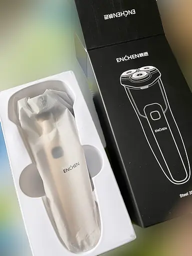 Бритва электро аккумуляторная Enchen Steel 3S черно-золотистый - фото 4