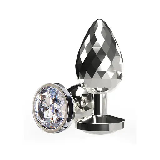 Анальна пробка Anal Play Disco Diamond Plug Large 9.7 см (сріблястий)