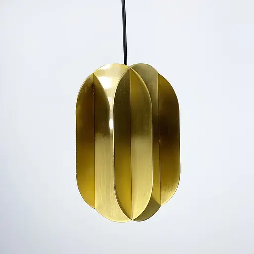 Необычный геометрический латунный светильник 15х24 см | Line F | Арт. MJ15-150*240 - фото 2