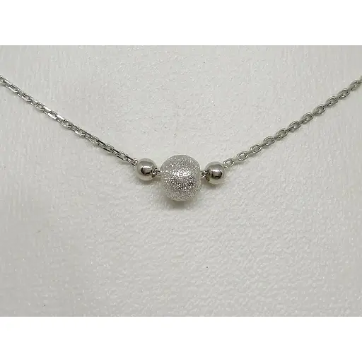 Срібне кольє Qvaliz Кульки. 90801135 - фото 2