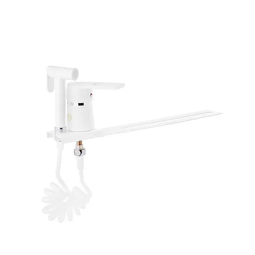 Смеситель-насадка для биде Kroner KRM Zenda - W025 CV023204, Белый матовый - фото 1