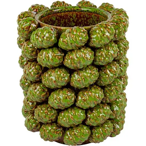 Ваза Lefard Шишки зеленые 20х20х26 см (626-001)
