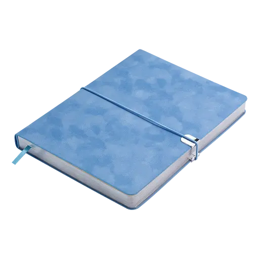 Ежедневник недатированный Buromax Velour A5 искусственная кожа 336 страниц голубой (BM.20770-14) - фото 3