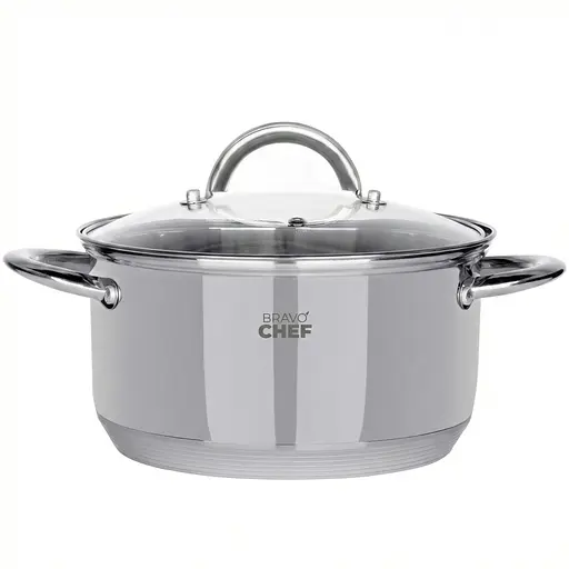 Каструля Bravo Chef з кришкою 20 см 3.6 л (BC-2001-20) - фото 1