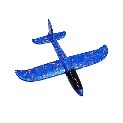 Детский метательный самолет-планер C28006 (синий) длина 26 см