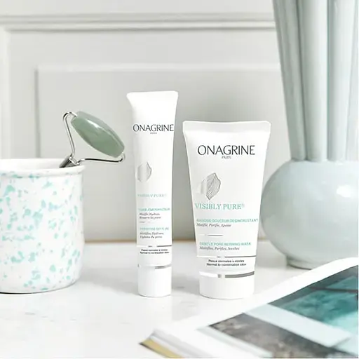 Очищувальна маска Onagrine Visibly Pure ніжна для звуження пор 75 мл (P01526) - фото 4