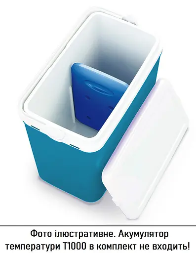 Ізотермічний контейнер Adriatic 24 л синій з оранжевим - фото 3