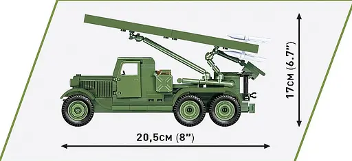 Конструктор COBI Реактивна установка БМ-13 Катюша (ЗІС-6) 1:35 440 деталей - фото 7
