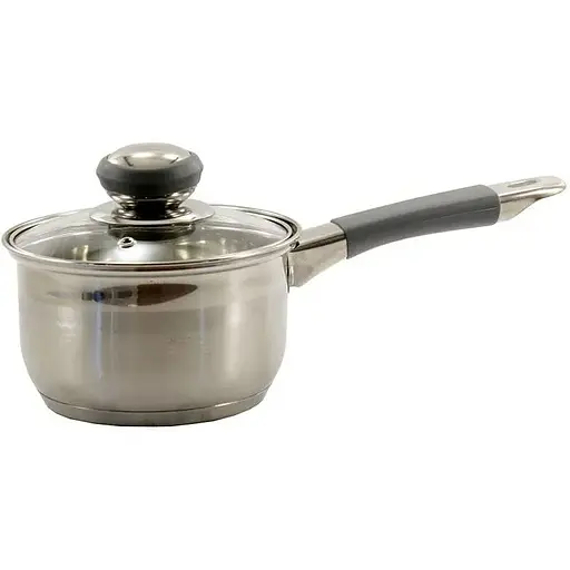 Ковш Zauberg из нержавеющей стали серая ручка 1.3 л ZB-1.3CSG