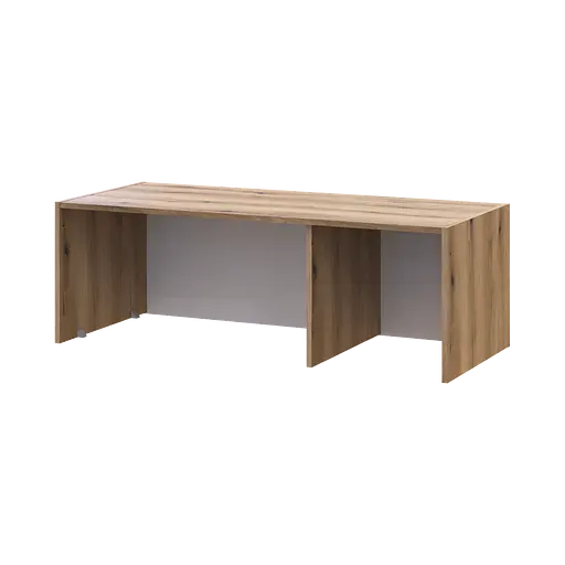 Антресоль Doros Ронді Дуб Артізан/Кашемір 3 ДСП 121х52х41 (80737823) - фото 3