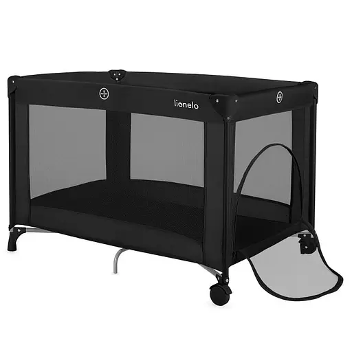 Дитяче ліжечко-манеж Lionelo Amelie Black Carbon (LO-AMELIE BLACK CARBON) - фото 2