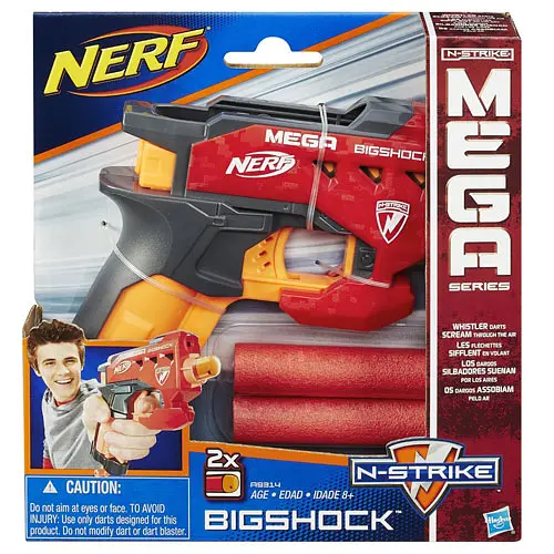 Бластер "Nerf Mega Bigshock" A9314, в коробці (5010994848057) - фото 1