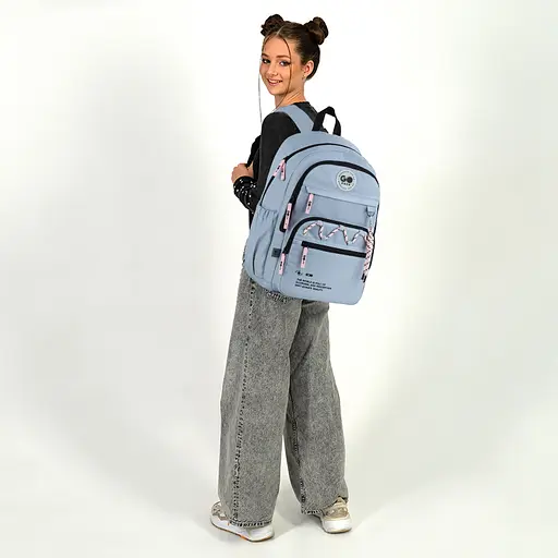 Рюкзак GoPack Teens 121L-2 Светло-голубой (GO26-121L-2) - фото 19
