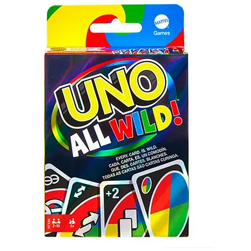 Настільна гра Mattel Уно Усі шалені (UNO All Wild) (HHL33) - фото 1