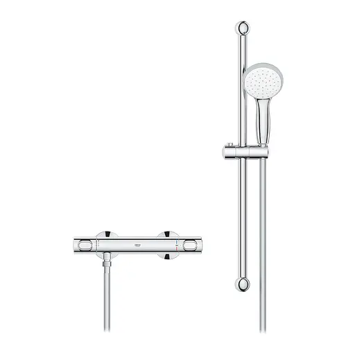 Набор смесителей 2 в 1 для ванной комнаты Grohe QuickFix Start S-Size 34841551TS Хром - фото 7