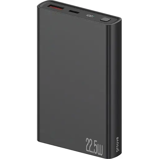 Зовнішній акумулятор Proove Hyper Flux Plus 10000mAh 22.5W Black (PBF122120001) [136794]
