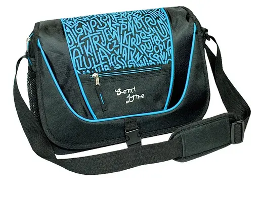 Сумка через плечо Semi Line 9 Black/Blue (7156) (DAS303090) - фото 1