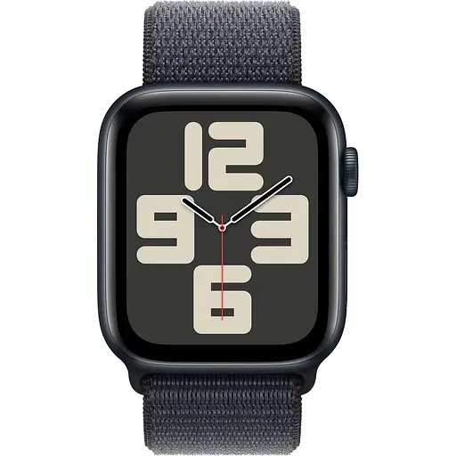 Apple Watch SE 2 2024 GPS 44mm Midnight Aluminium Case with Ink Sport Loop MXEP3 - фото 1