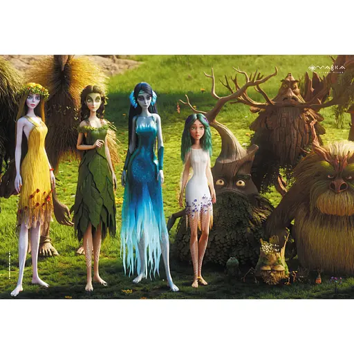 Розвиваючий зошит з наклейками "Мавка Пограємося з Мешканцями Лісу" 1423013 з плакатом - фото 3