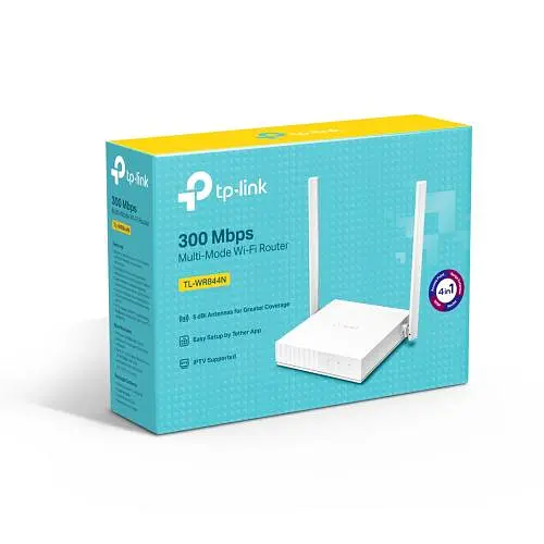 Роутер TP-LINK TL-WR844N, Wi-Fi 802.11a/b/g/n, до 300 Mb/s, 2.4GHz, 4 LAN 10/100 Mb/s, RJ45 10/100Mb/s (FE), 2 зовнішні незнімні антени - фото 4