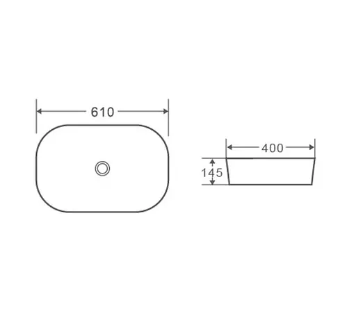 Раковина накладная Mixxus Premium Diverse-0102 (MP6486) - фото 2