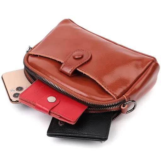 Женская сумка Vintage на каждый день из натуральной кожи 18.5х12.5х5.5 см sum0029062 - фото 8