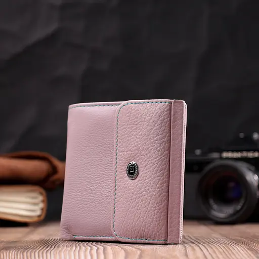 Кожаный женский кошелек ST Leather 10.5х10х1.5 см acs0028404 - фото 6