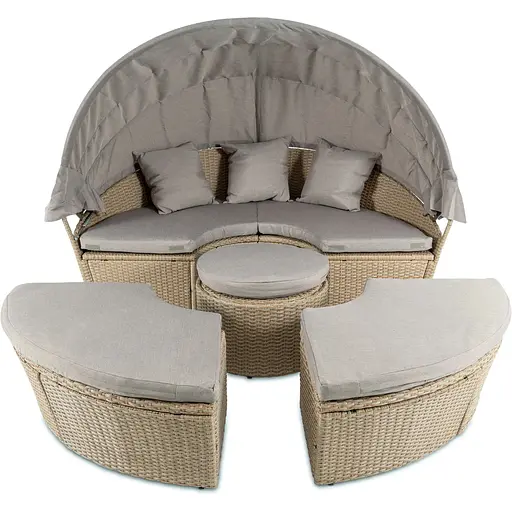 Садовая мебель Di Volio Milano бежево-серая - фото 3