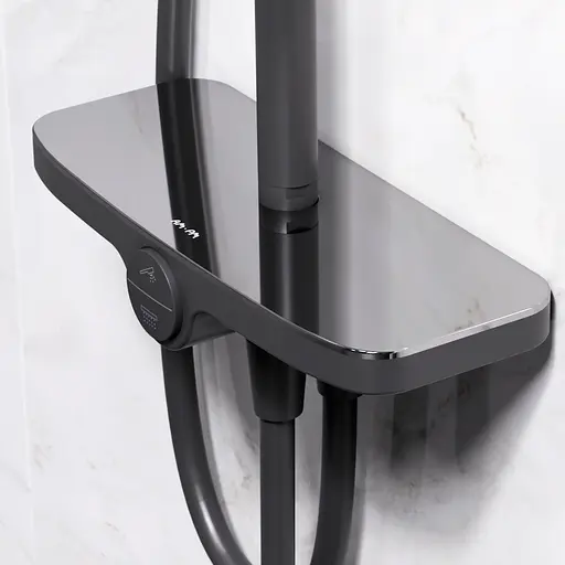 Душова система Am.Pm ShowerSpot без змішувача Like black F0780222, Чорний матовий - фото 3