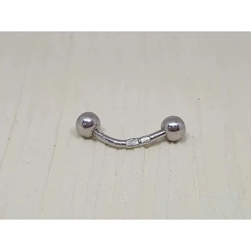 Срібна сережка для пірсингу Астор брови. 918-2080р - фото 2