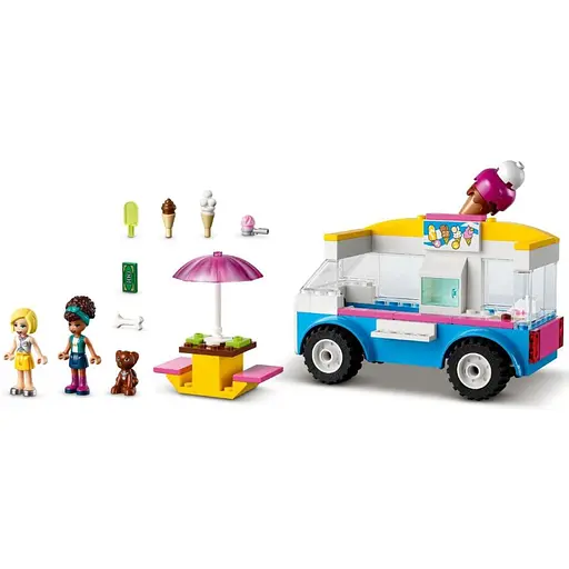Уцінка. Конструктор LEGO Friends Фургон з морозивом 84 деталі (41715) - фото 7