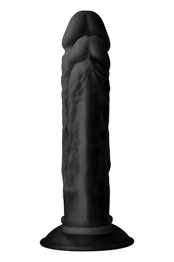 Подвійний фалоімітатор Real Love Double Penetrator 19.5 см чорний - фото 5