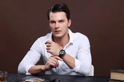 Мужские часы Megir 2020 Montre Dark - фото 7