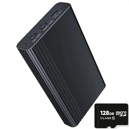 Цифровий диктофон із великим часом роботи до 500 годин Sttwunake L1 з пам'яттю 128 Гб (100431-128)