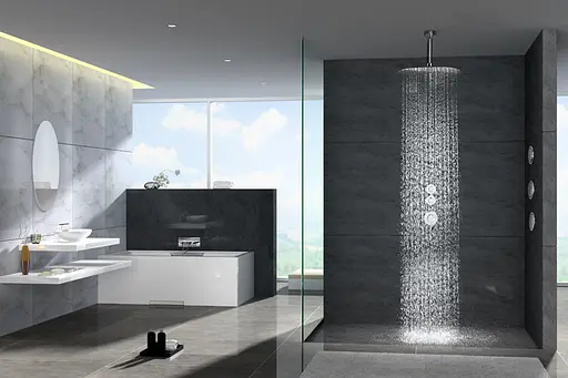 Лійка кругла ультратонка для душу Saneko D 200 мм LD-11.R02-200 - фото 5