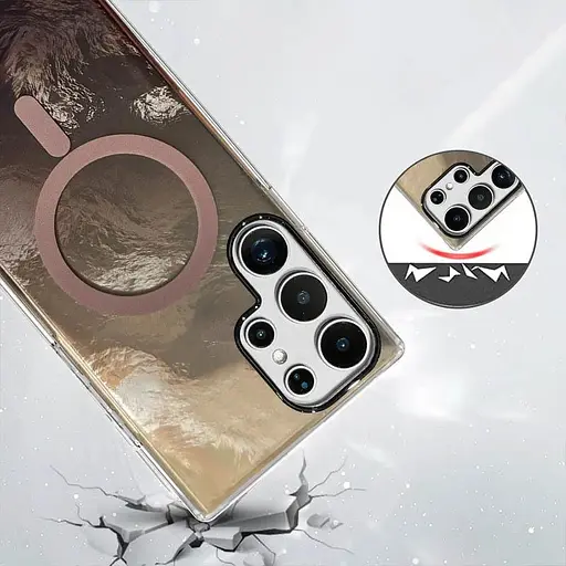 Чехол Epik TPU Shiny Mountain (MagFit) для Samsung Galaxy S24 Ultra Chocolate - фото 6