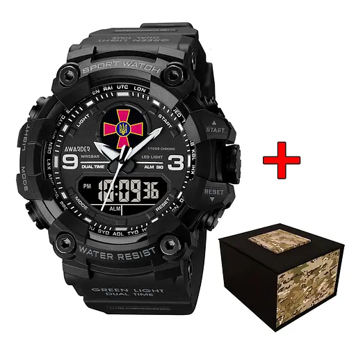 Наручные часы мужские 001 ЗСУ All Black Awarder acs0032032