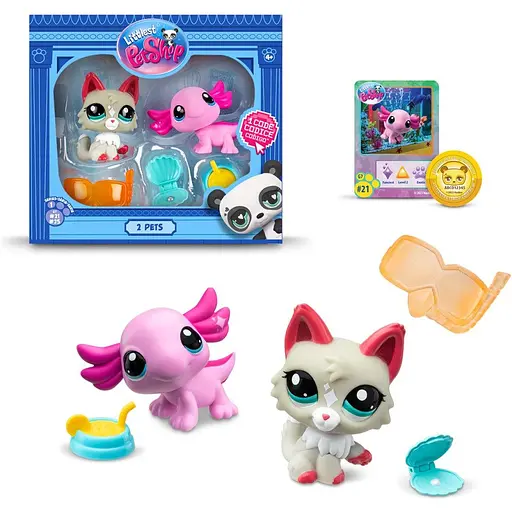 Игровой набор Littlest Pet Shop Удивительные Девы 00527 аксессуары и 2 фигурки - фото 2