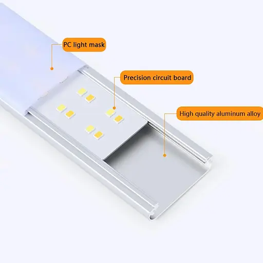 Сенсорний світильник LED з датчиком руху MZ-L1803 (35*11,5*200mm) White - фото 6