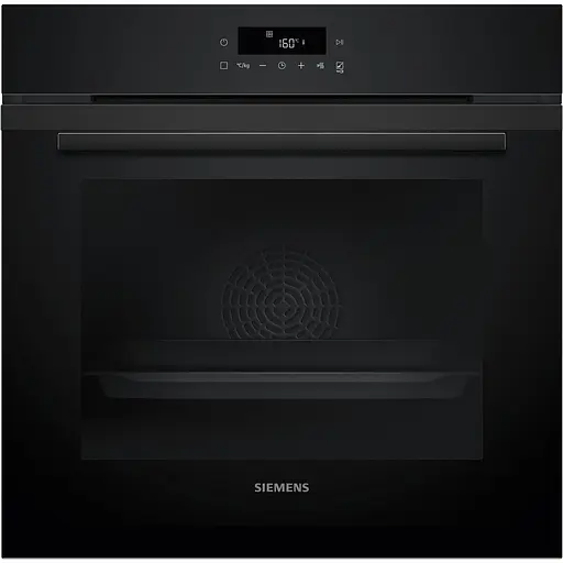 Духовой шкаф электрический Siemens 71 л A+ дисплей конвекция пиролиз черный