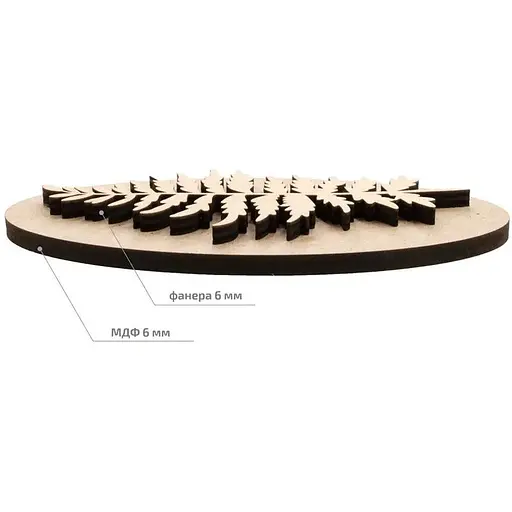 Штамп для вибійки Rosa Talent №3 Ботаніка 5.5x13см - фото 2