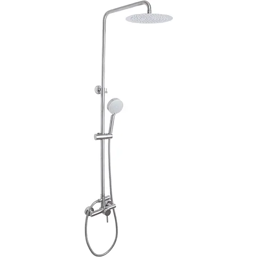 Душова система для душу Lidz Aria 1020 на два споживача (k35) LDARI1020NKS46114 Nickel, Нержавіюча сталь - фото 1