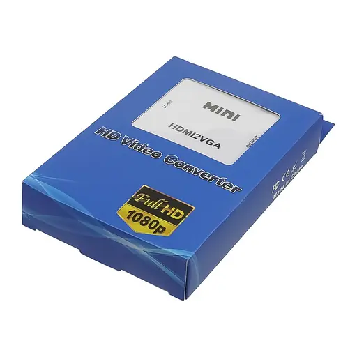 Конвертер HDMI to VGA белый - фото 2