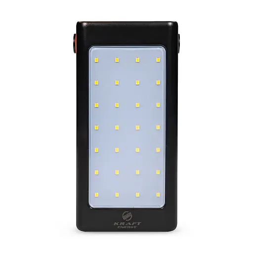 Повербанк 90000mAh Power Bank Kraft KPB-2490FCL Black 22.5W QC3.0 LED-ліхтар (43-00088)