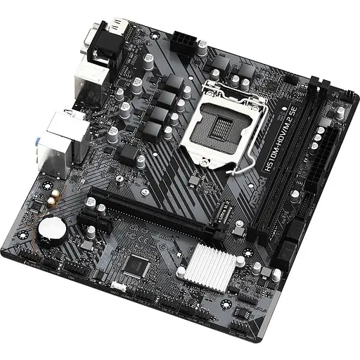 Материнская плата ASRock H510M-HDV/M.2 SE (1200/H470, 2xDDR4, 1xPCIex16, HDMI/DVI/VGA, 4xSATA, M.2, GLan, 7.1ch, mATX) - фото 4