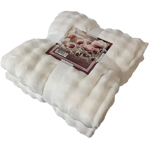 Плед рельєфний Versailles Молочна пінка 200х220 см VS-PR-4400M (147967) - фото 2